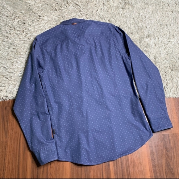 🆕 NWOT Hugo Boss Paisley Print Button Down - Picture 2 of 5